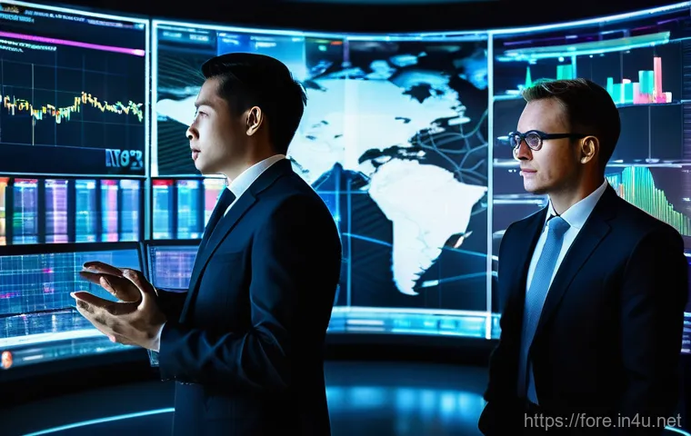 외환관리사 업무 사례 모음 - **Prompt:** A highly focused male or female foreign exchange manager, dressed in a sharp business su... 외환관리사 업무 사례 모음 - **Prompt:** A highly focused male or female foreign exchange manager, dressed in a sharp business su...