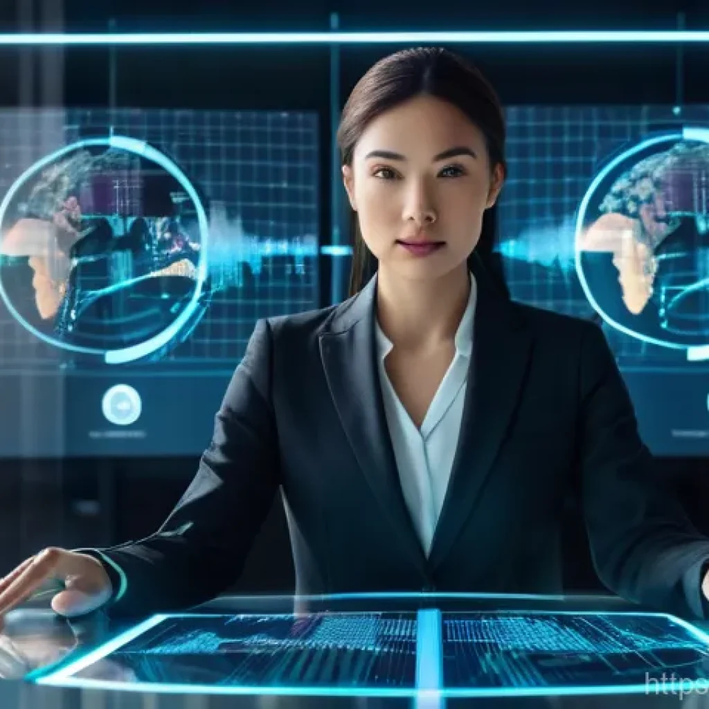 외환관리사와 신기술 활용 사례 - **Prompt 1: AI-Powered Foreign Exchange Forecasting**
A sleek, professional-looking female forei...