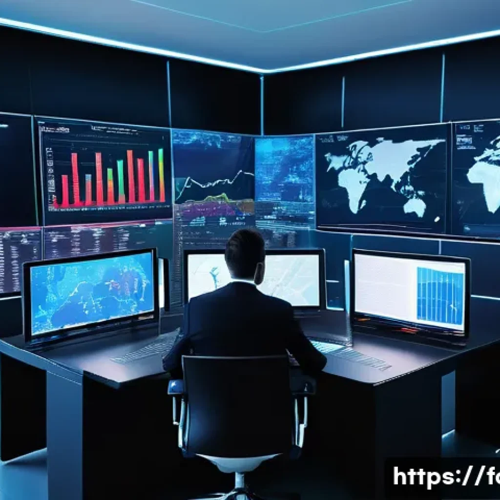 외환관리사와 글로벌 금융 트렌드 비교 - A modern digital forex trading room featuring a diverse team of professional foreign exchange manage...