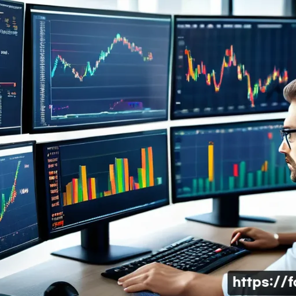 외환관리사와 외환 거래 세금 관리 - A professional foreign exchange manager analyzing complex currency charts and global economic data o...